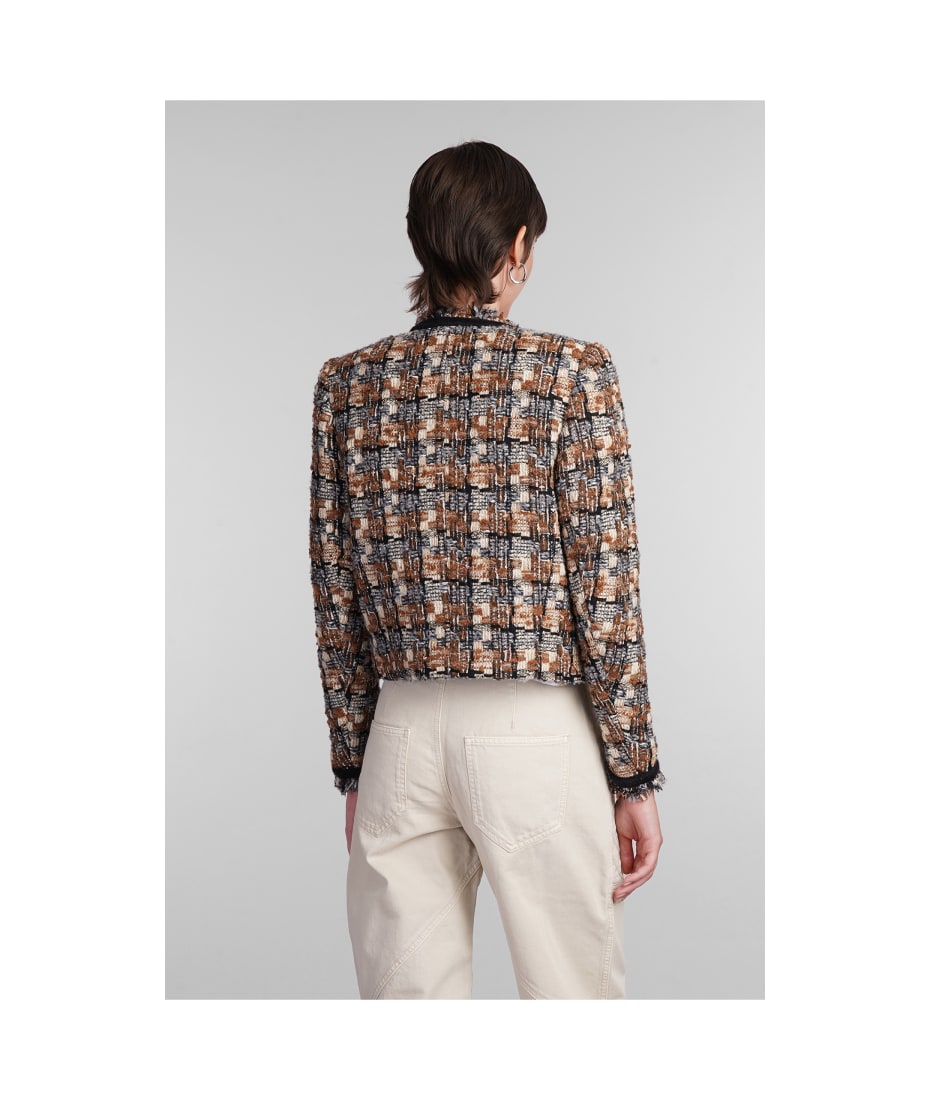 【送料&関税込】Isabel Marant kerby Brown Wool Blend Jacket Isabel Marant 'kerby' Brown Wool Blend Jacket | italist