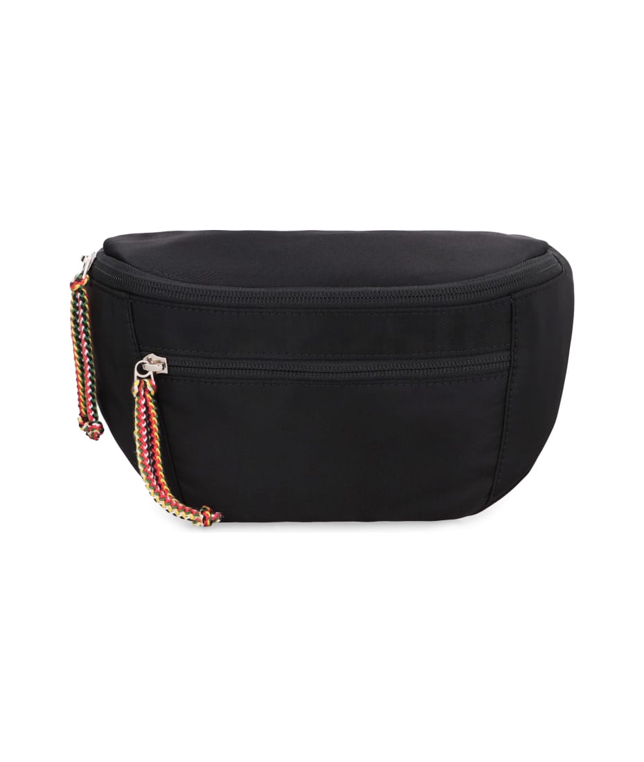 Silver Leather Fanny Pack - LaBanane Steel