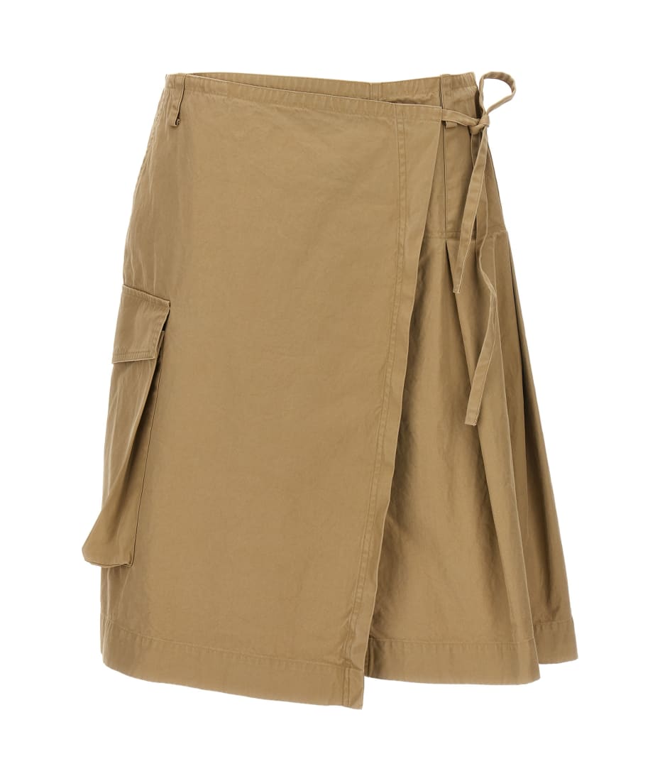 スカート DRIES VAN NOTEN khaki Slit Skirt Dries Van Noten 'skilt' Skirt | italist