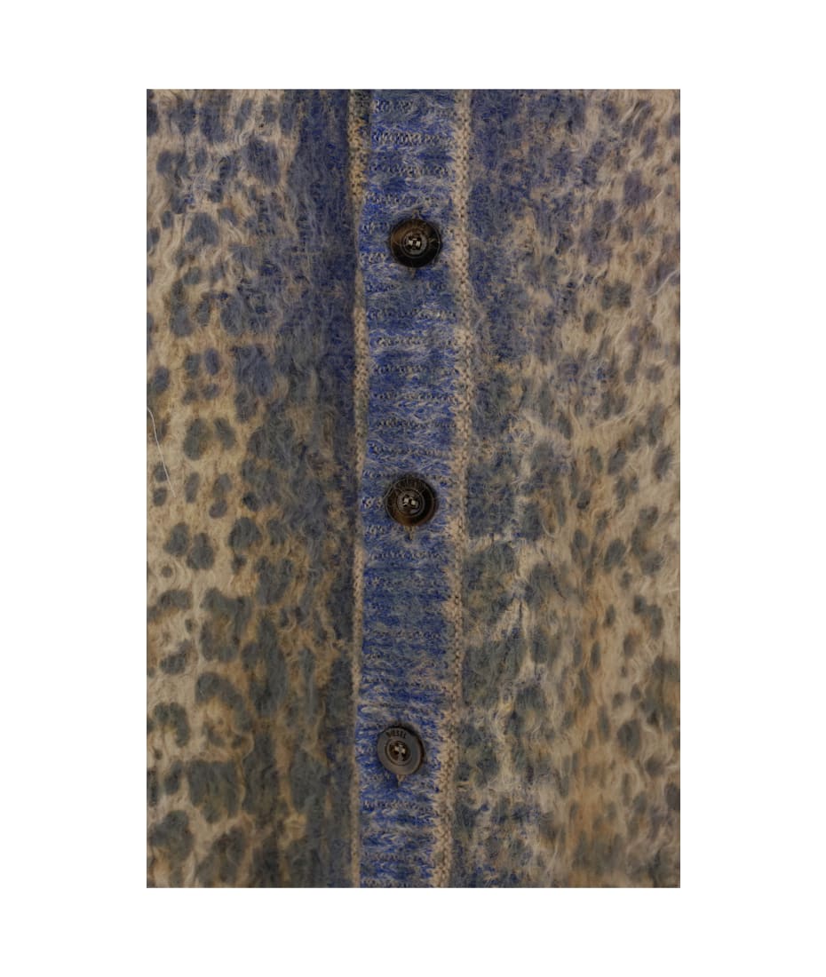 【送料&関税込】Diesel Animalier Cardigan DIESEL CARDIGAN (THICK L WOOL Blue ANIMAL Used | eBay
