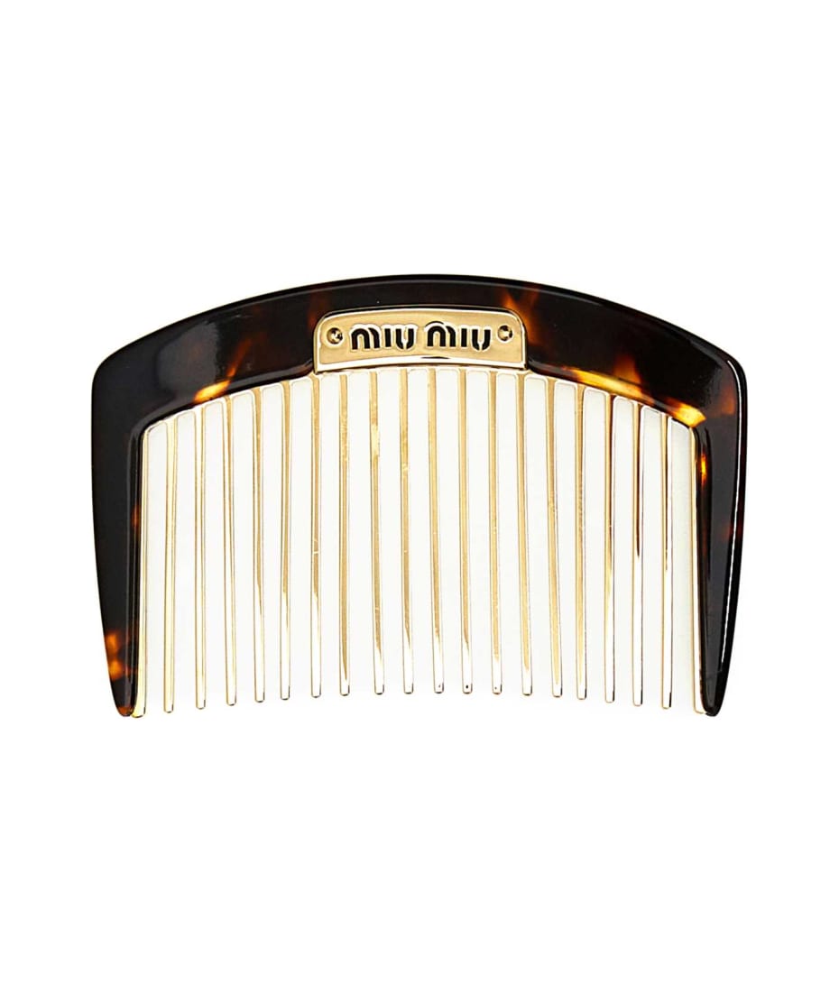 ★MiuMiu★ Plexiglass l Hairpin Black White 5IF1142F72F0 W) Miu Miu Plexiglas Hair Clip Black White | eBay