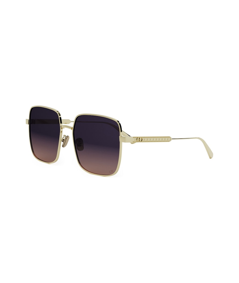 Dior Eyewear Diorcannage S1u B0g2 Gold Sunglasses | italist