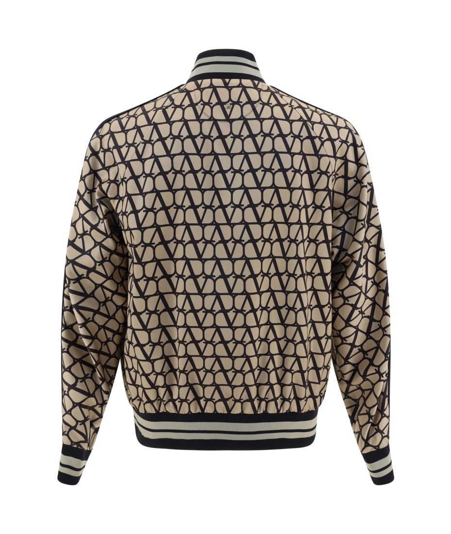 Valentino Men's Toile Iconographe Bomber Jacket