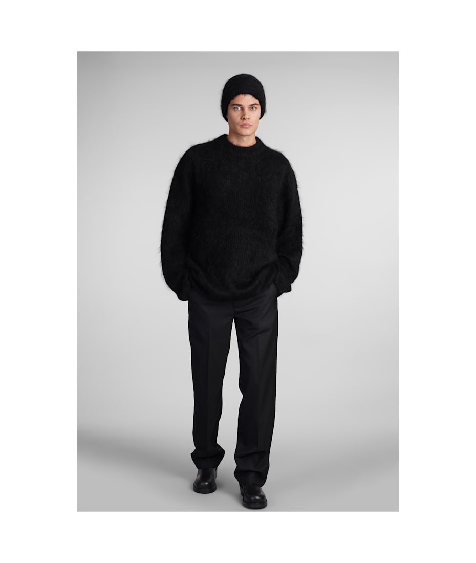 Séfr Haru Sweater Knitwear In Black Wool | italist Séfr Haru Sweater Knitwear In Black Wool | italist