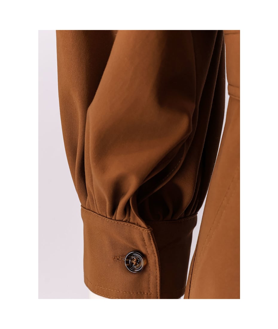 ワンピース MAX MARA Pedaggi cotton midi dress Marrone 1221135206003-a-pedaggi.jpg