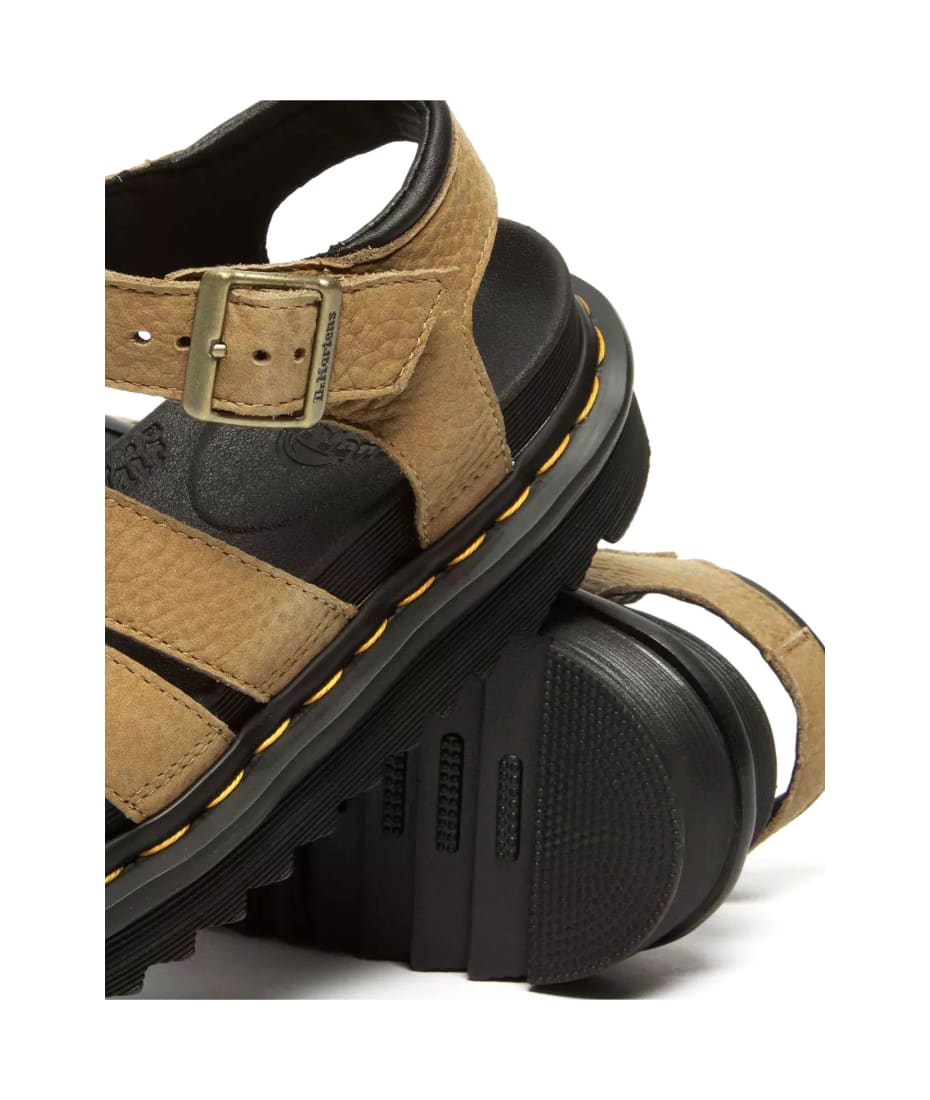 Dr. Martens Savannah Tan Tumbled Nubuck Blaire Sandals