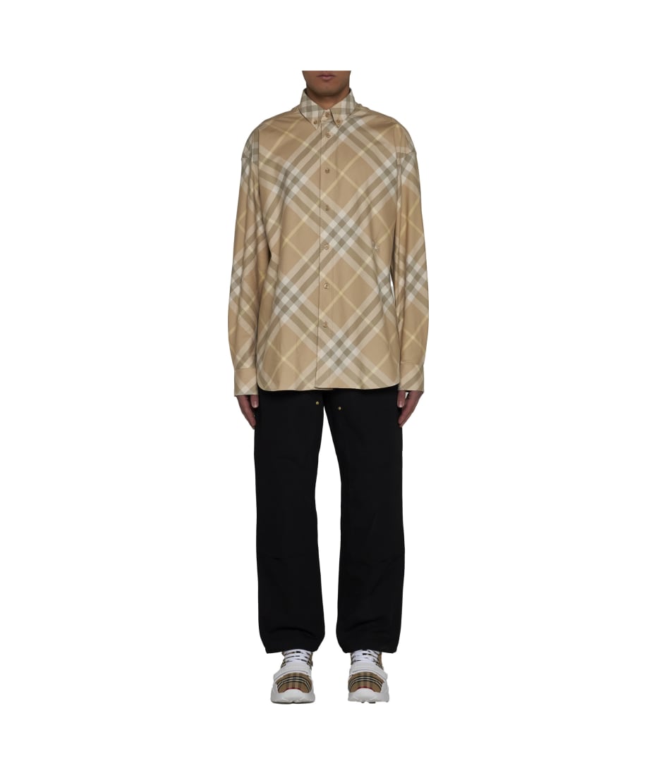 Tシャツ・カットソー Burberry SS24 Printed twill shirt (8082194 B8686) Burberry Printed Twill Shirt | italist