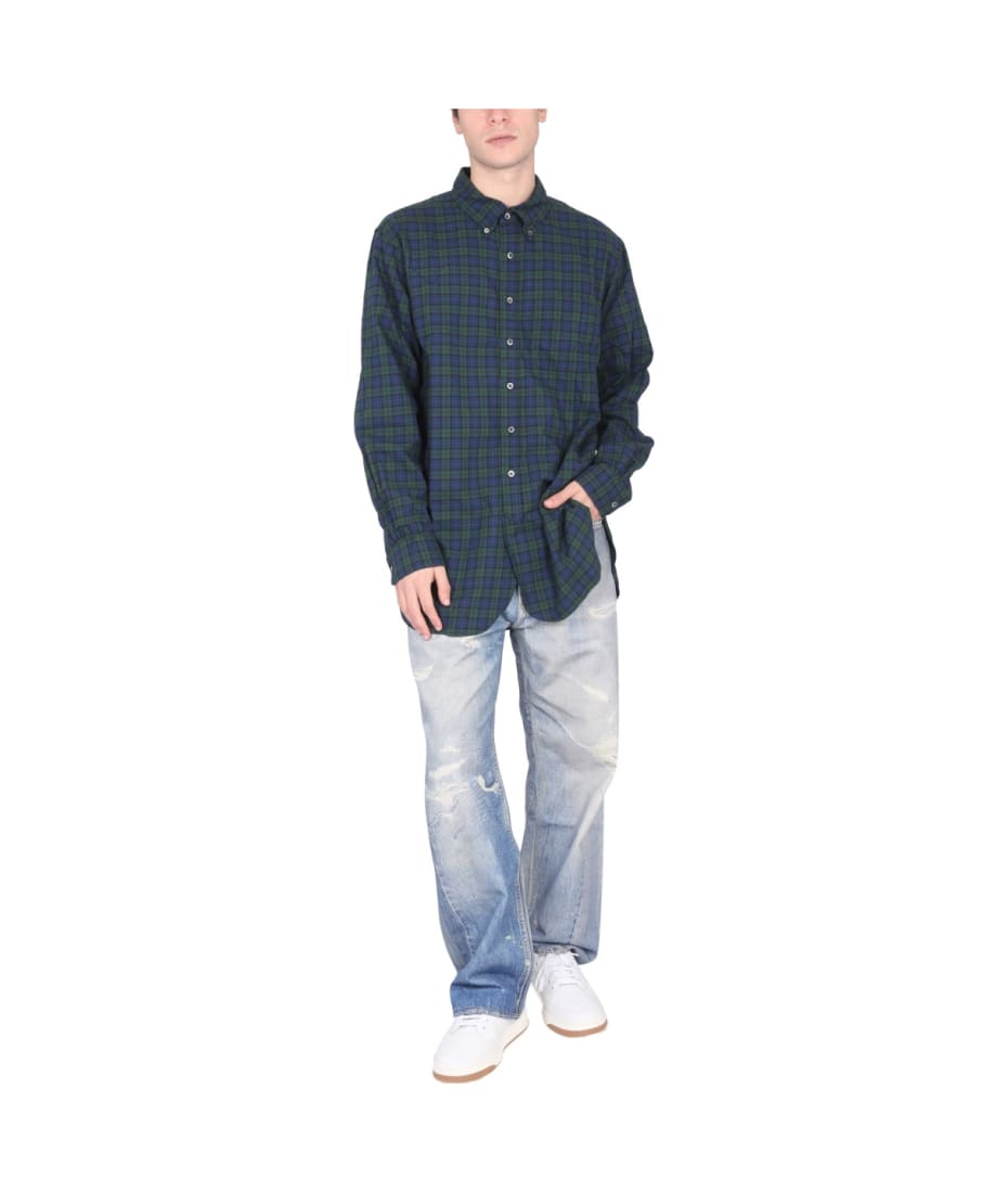 Tシャツ・カットソー Engineered Garments OVERSIZE FIT SHIRT (22F1A001_RK232) Engineered Garments（エンジニアドガーメンツ）Tシャツ