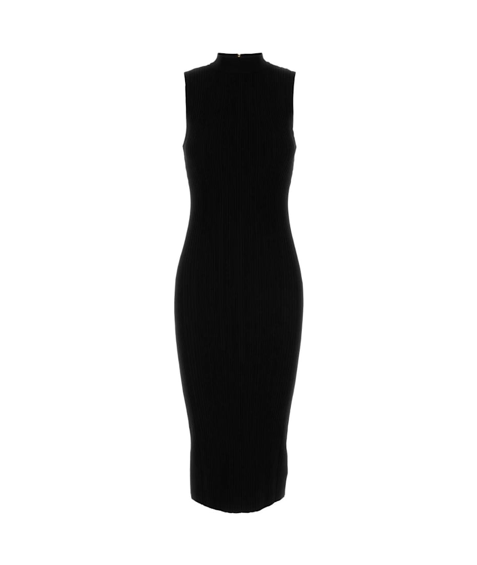 【送料&関税込】Michael Kors ribbed Dress In Black Viscose B Michael Kors 'ribbed' Dress In Black Viscose Blend | italist