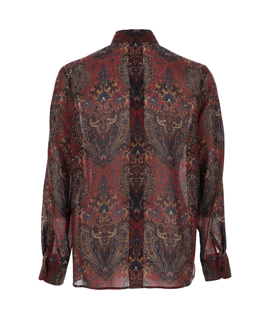 トップス Saint Laulent paisley shirt Saint Laurent Paisley Print Shirt | italist