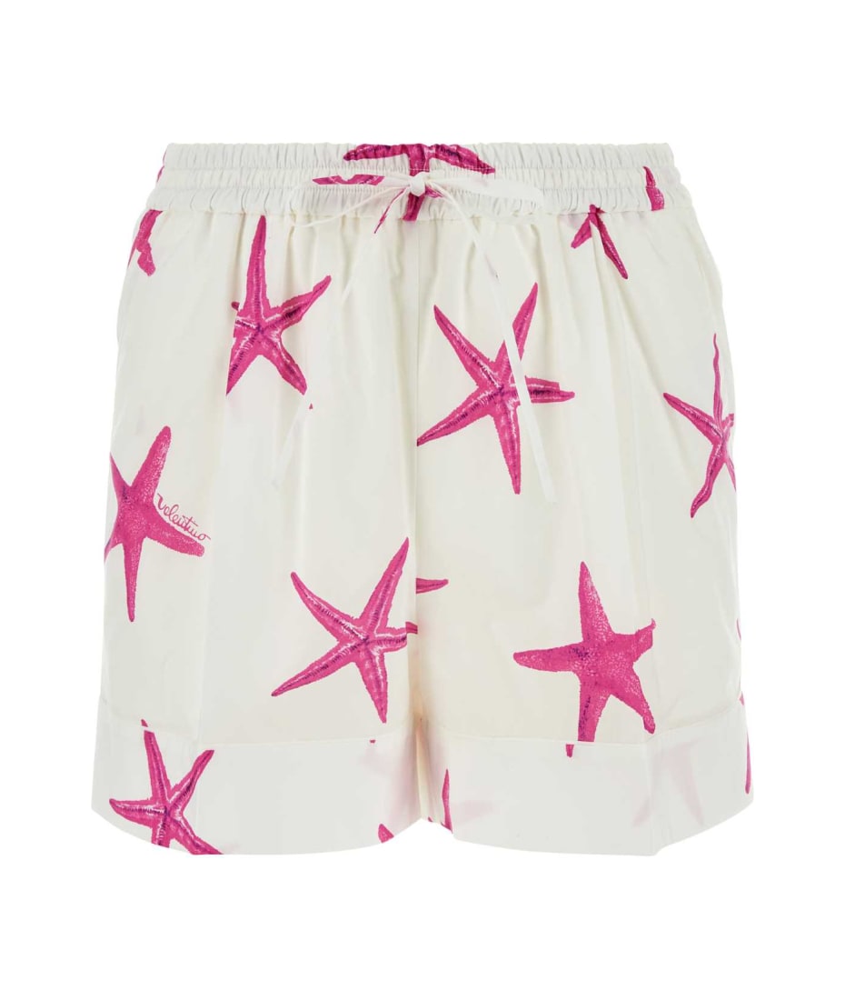 ショートパンツ VALENTINO Printed poplin Valentino Garavani Escape shorts Printed Poplin Valentino Garavani Escape Shorts | italist