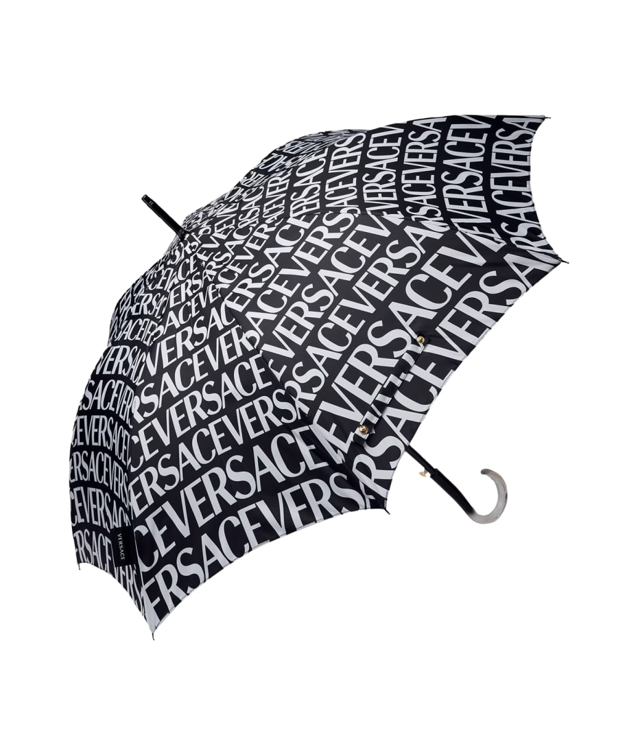 Versace Allover Umbrella - Black