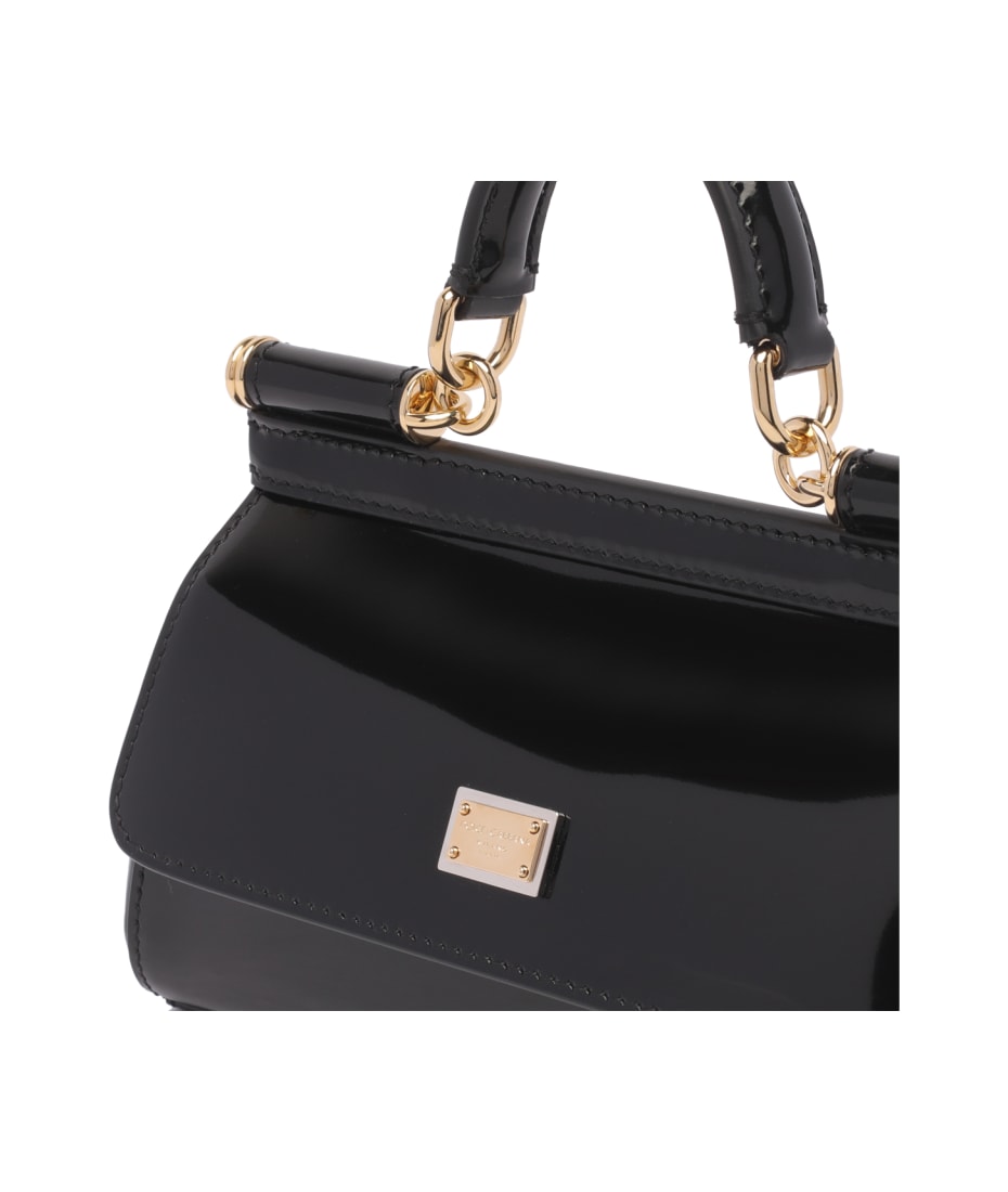 Dolce&Gabbana Sicily Small - Handbag for Woman - Black - BB7116A103780999