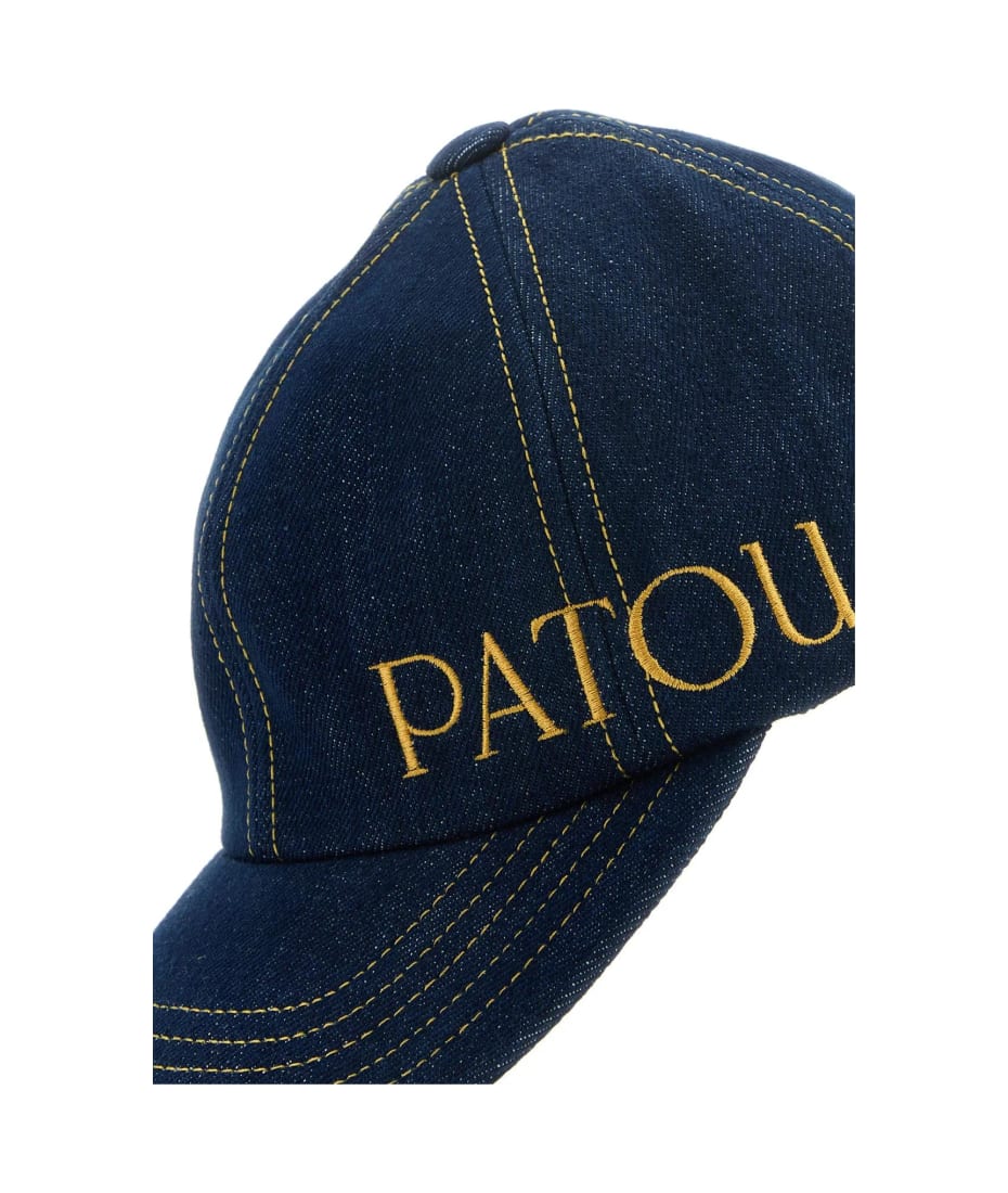 ハット PATOU Blue Denim Baseball Cap Patou Blue Denim Baseball Cap | italist