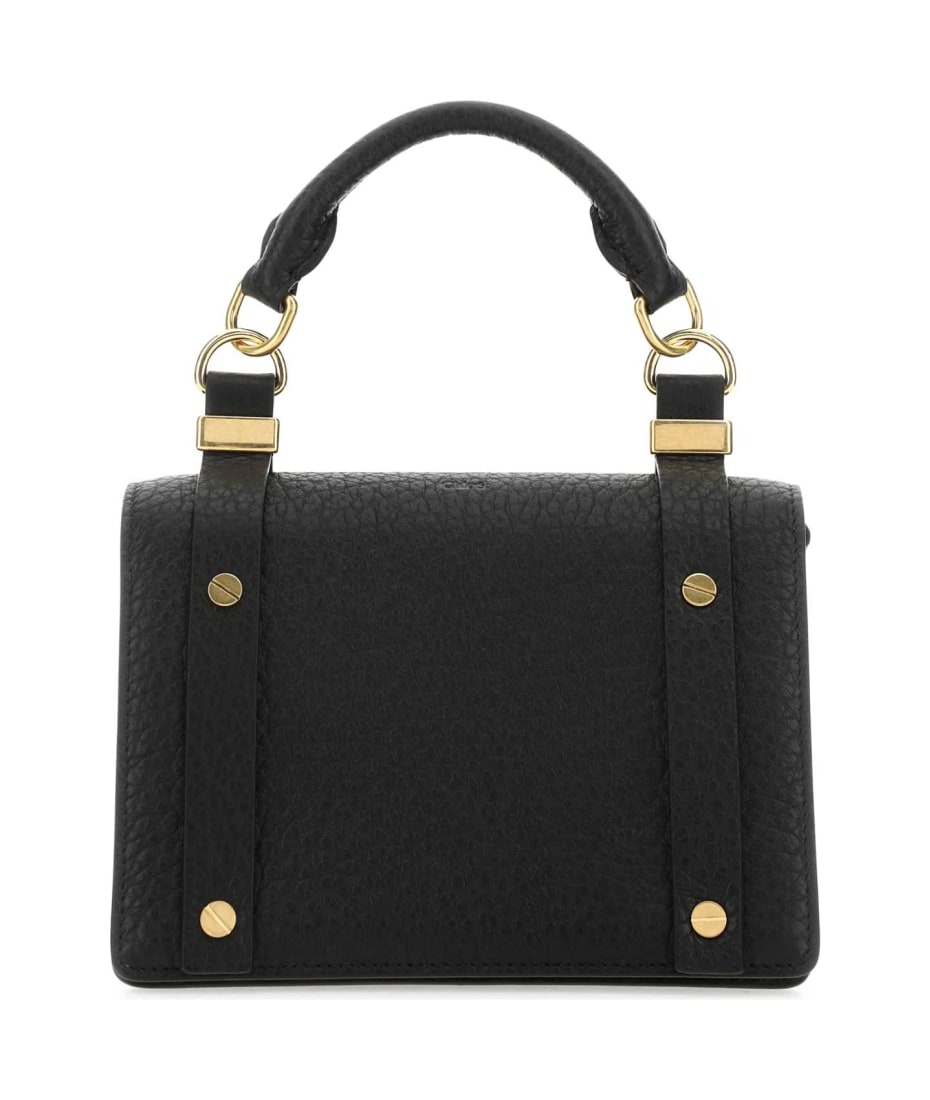 【送料&関税込】ChloAC Black Leather Small Ora Handbag Chloé Black Leather Small Ora Handbag | italist