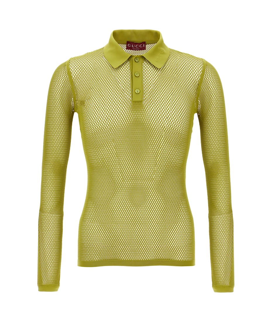 gucci polo green