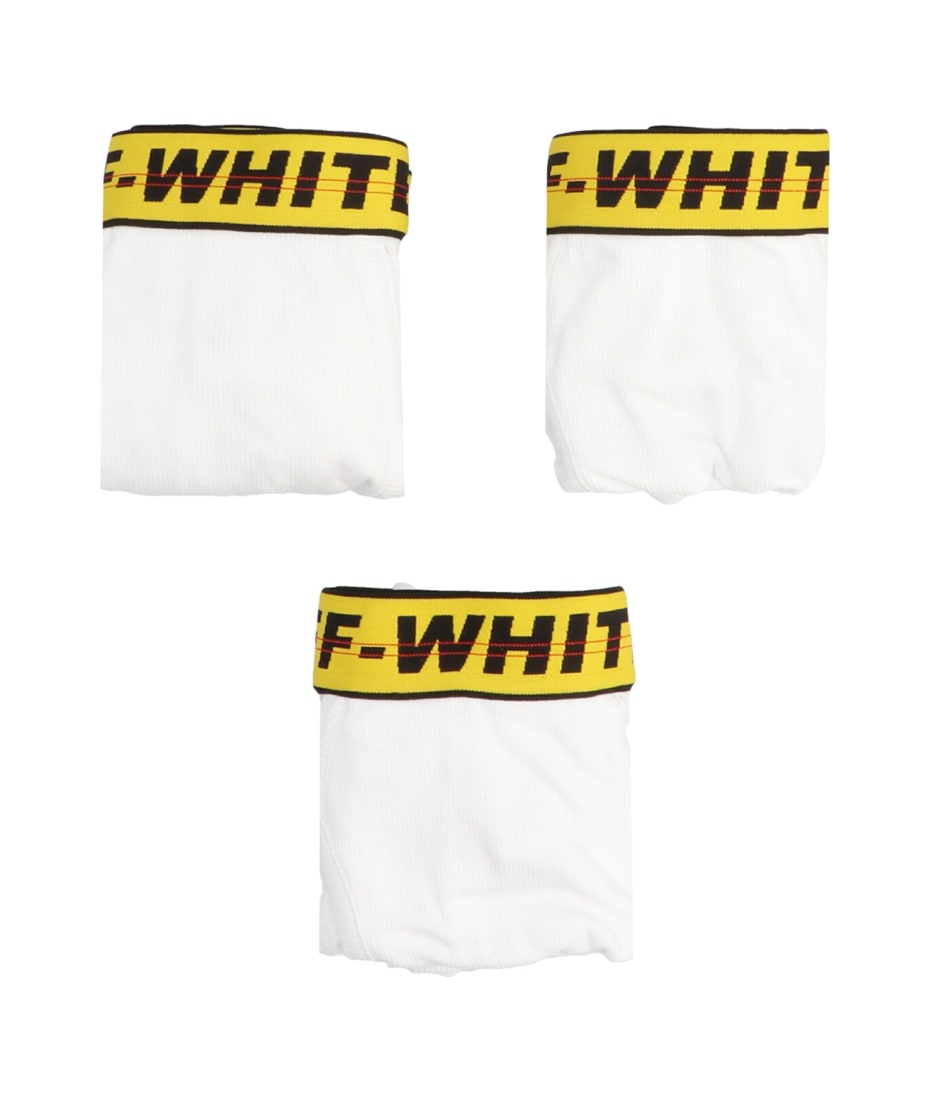 Off-White Logo Boxer Pack Of 3 - White