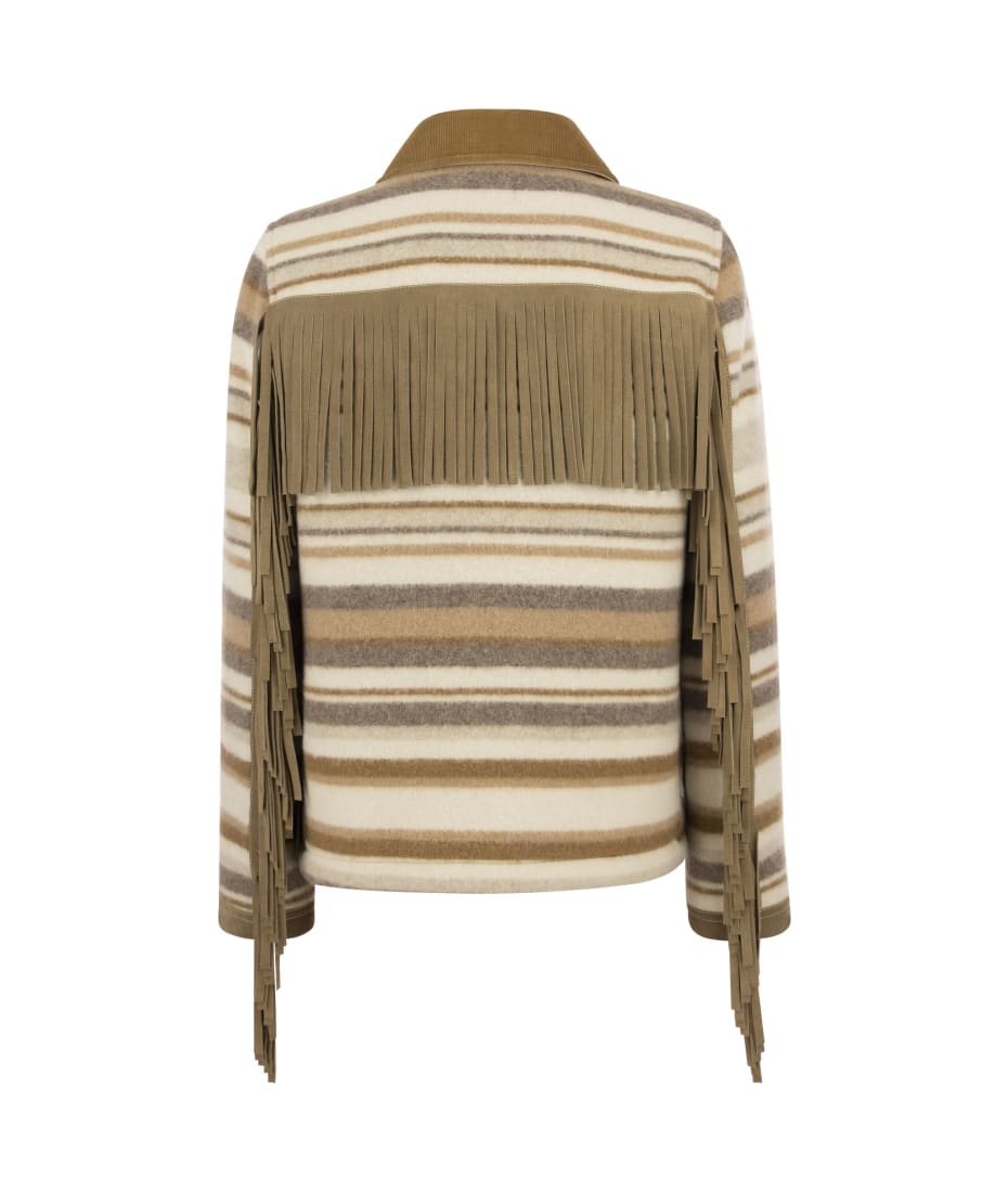 Fay 3-hook Jacket With Fringes | italist