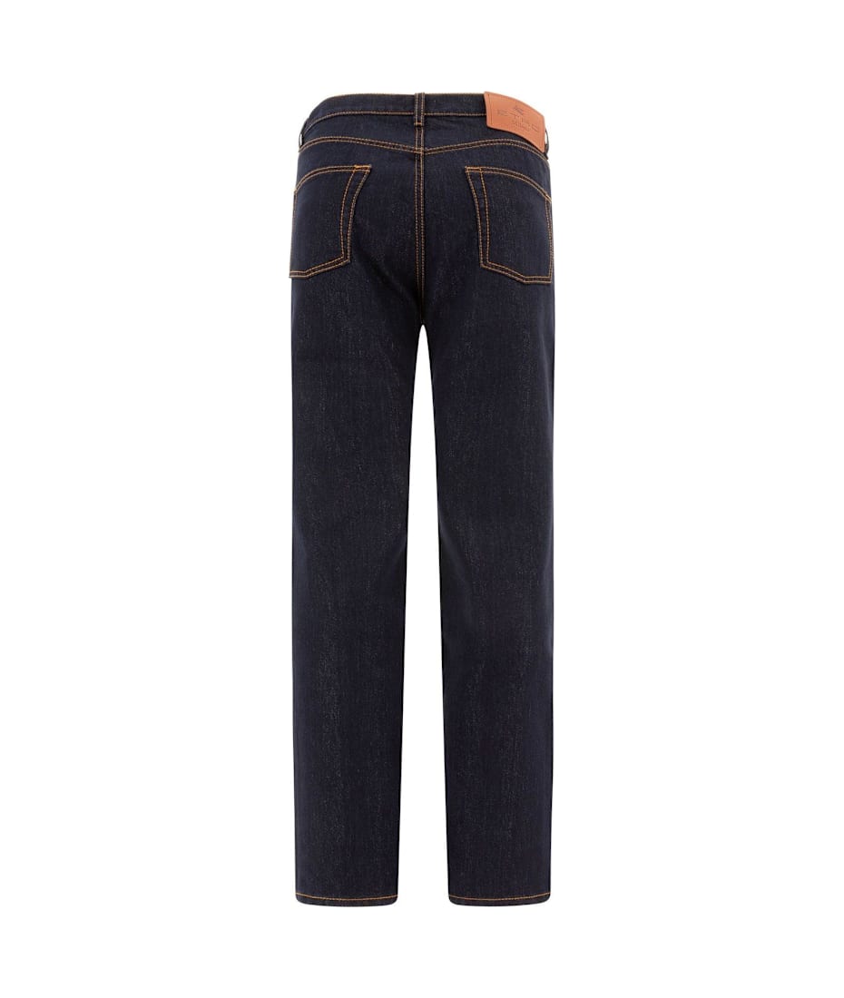 【Etro】リネンアンドシルク straight-legパンツ Etro Straight Leg Jeans | italist