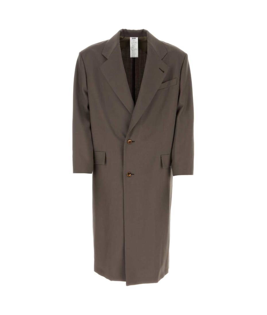 Magliano Brown Wool Coat | italist