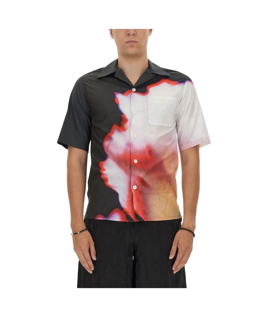 Tシャツ・カットソー alexander mcqueen FW23 HAWAIIAN SHIRT (750133_QVO318500) Alexander McQueen Hawaiian Shirt | italist
