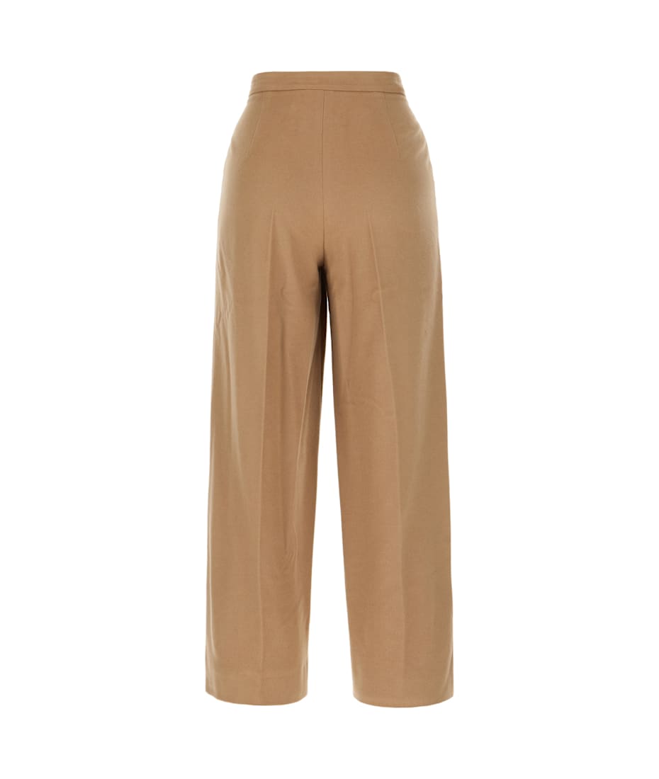 Max Mara Studio Camel Wool Pants | italist