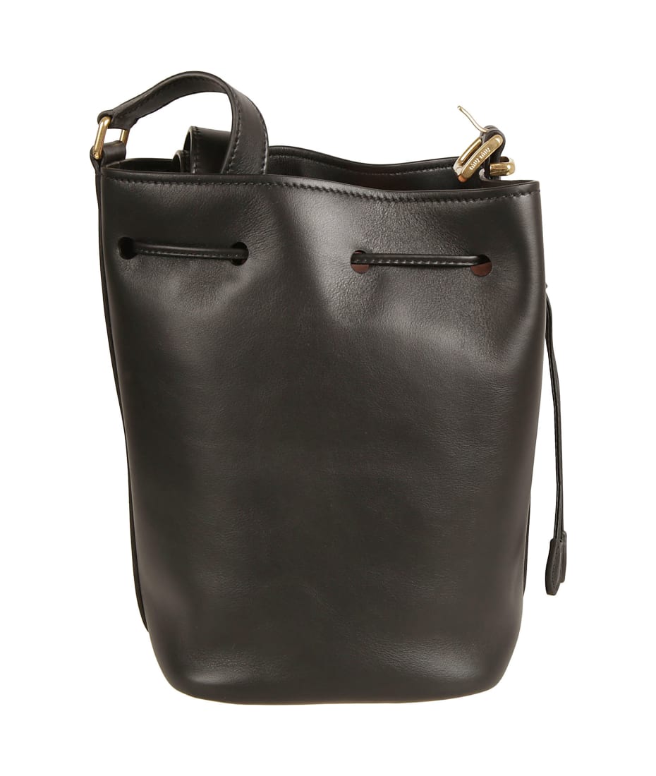 Miu Miu Logo Embossed Bucket Bag | italist