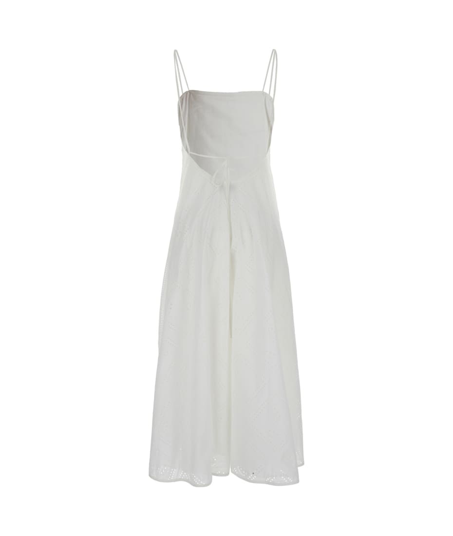 【送料&関税込】Tory Burch Midi Dress With Embroidery Tory Burch Midi Dress With Embroidery | italist