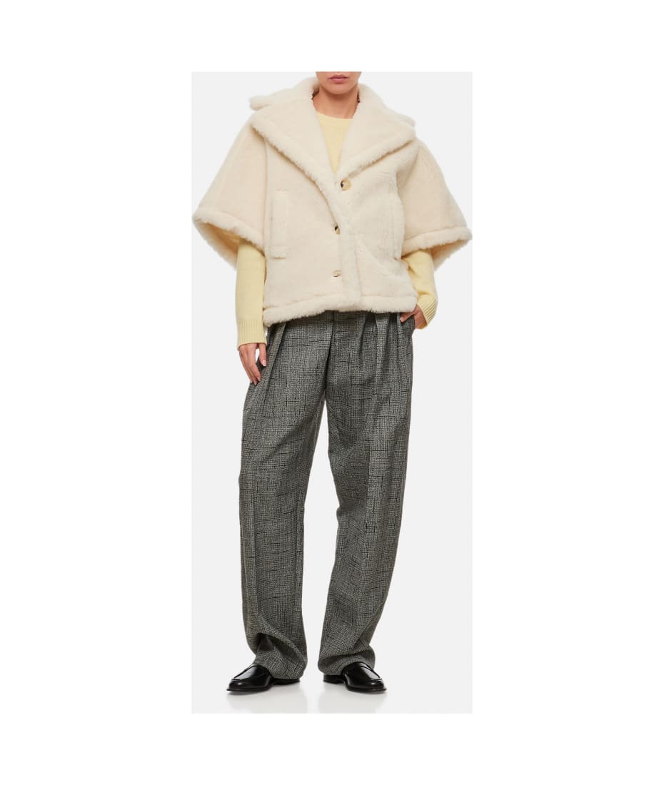 ジャケット・アウター Max Mara ALEGGIO Teddybear Cape Poncho Max Mara Aleggio Teddy Cape Jacket | Bloomingdale's