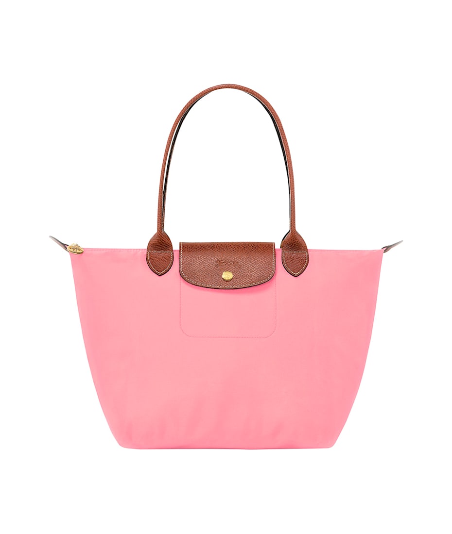 【送料&関税込】Longchamp le Pliage S Pink Handbag With Engr Longchamp 'm Le Pliage Original' Pink Handbag With Embossed