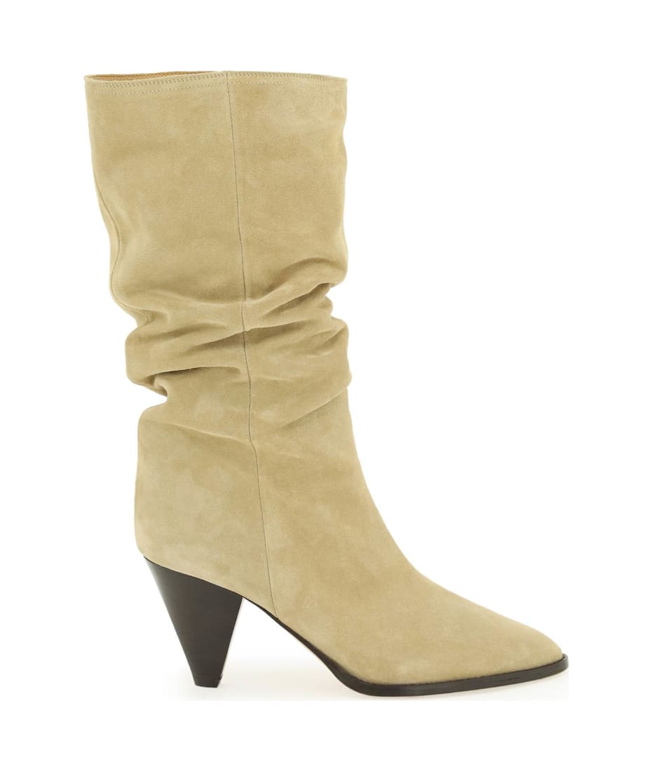 Marant Étoile Suede Leather Slouchy Boots | italist, ALWAYS A SALE