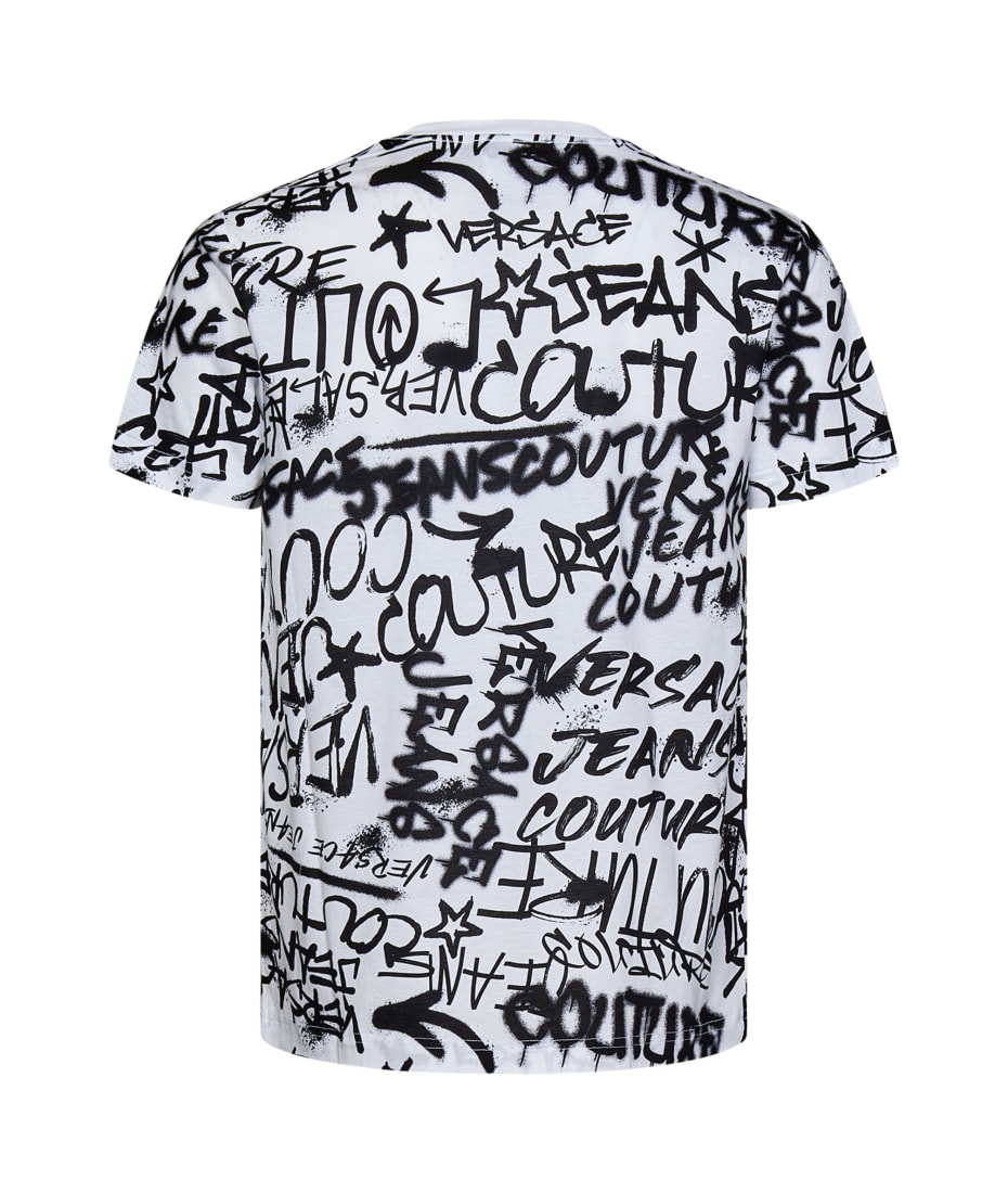 Versace Jeans Couture Men's Graffiti Logo T-Shirt