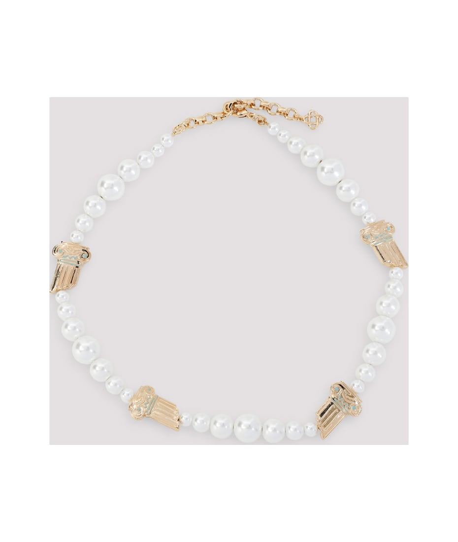 ネックレス・ペンダント Casablanca GRADIENT PEARL COLUMN NECKLACE Casablanca Gradient Pearl Column Necklace | italist, ALWAYS