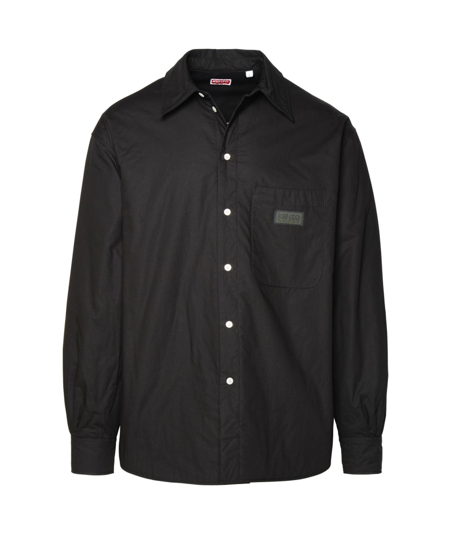 【送料&関税込】Kenzo Kz50187i053 - Black Kenzo Drawn Varsity Cotton Hoodie | Black | FARFETCH JO