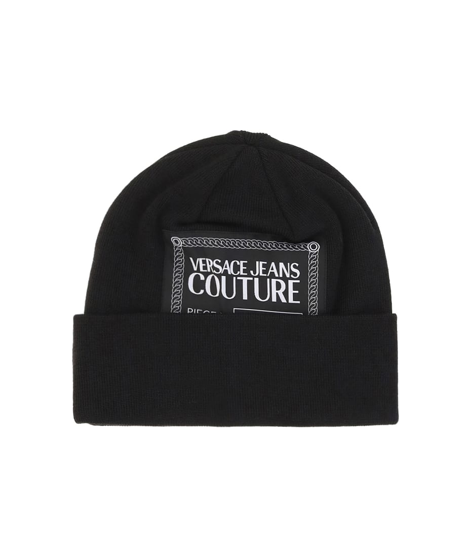 ハット VERSACE JEANS COUTURE Woman Hat Grey 77HAZK50ZG291 816 Hat with logo accent brand VERSACE JEANS COUTURE