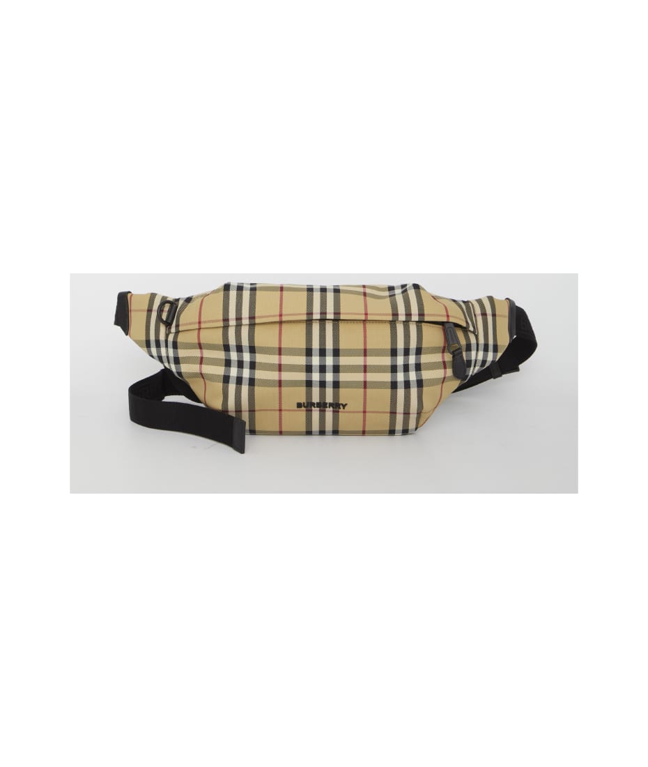 Burberry Sonny check-pattern Belt Bag - Black