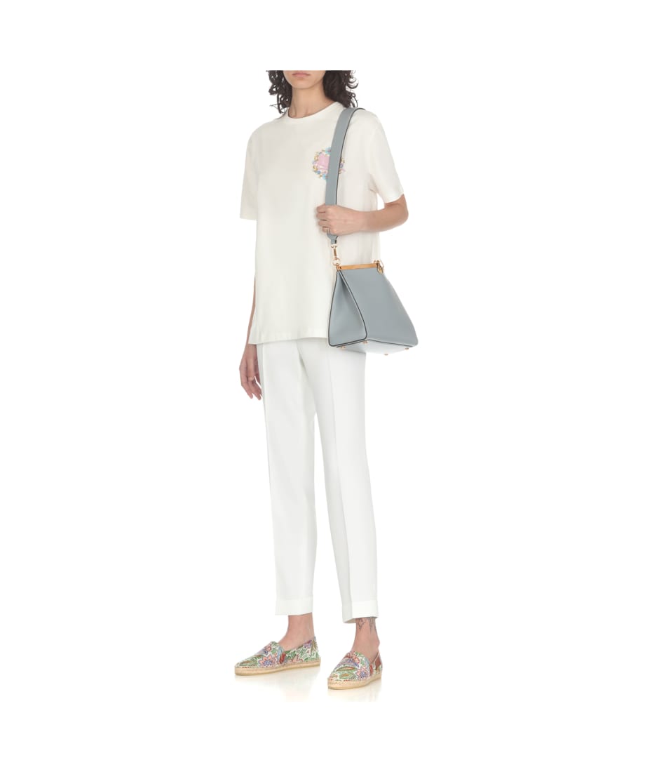 Etro Light Blue Leather Bag | italist