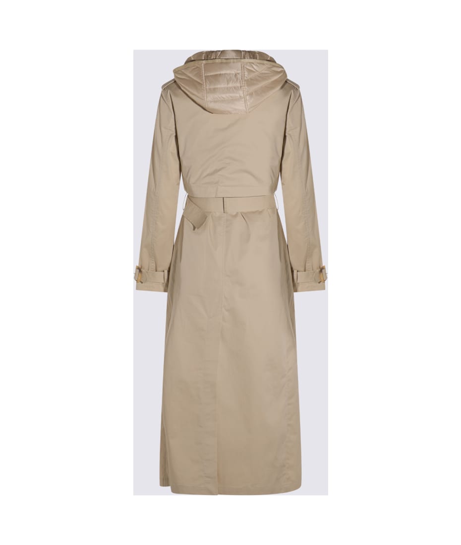 トレンチコート ADD BEIGE COTTON TRENCH COAT ADD Add Beige Cotton Trench Coat - Coats - BeyondStyle