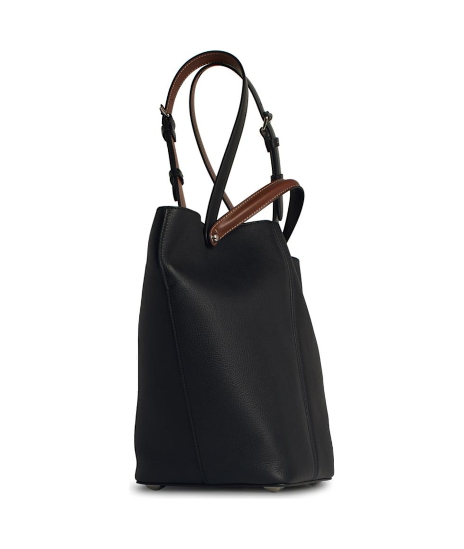 Maison Margiela 'dress Age' Black Leather Bag | italist