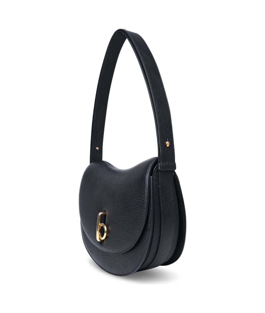 ハンドバッグ Burberry Black Leather Medium Rocking Horse Handbag Burberry Medium 'rocking Horse' Black Leather Bag | italist