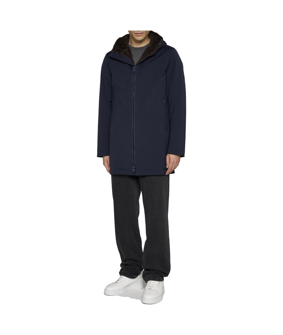 パーカー・フーディ Herno KEYSTONE PARKA KEYSTONE PARKA WITH SYNTHETIC FABRIC LINING in Black for Men
