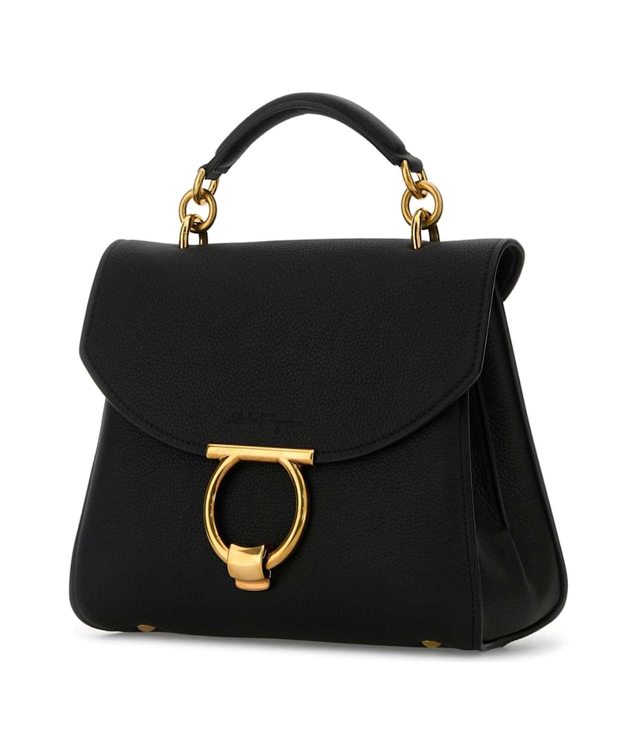 トートバッグ SALVATORE FERRAGAMO Black Leather Margot Handbag Ferragamo Black Leather Margot Handbag | italist