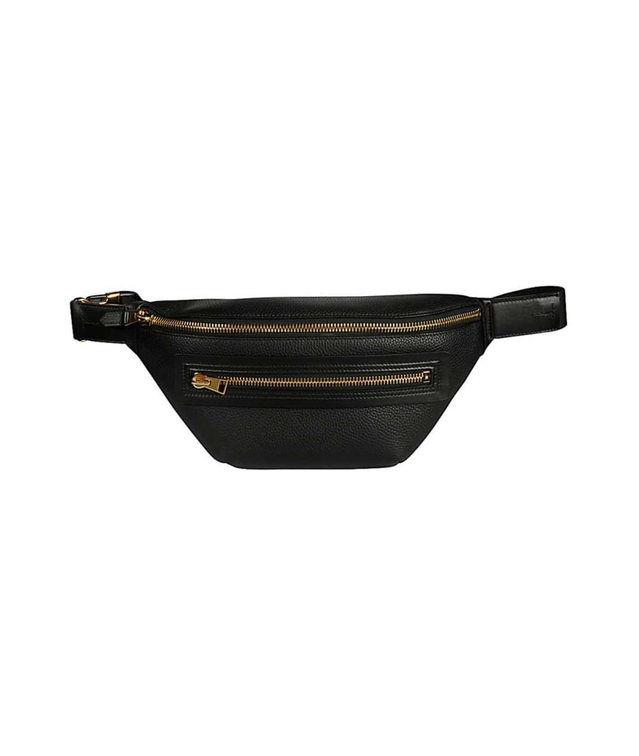 Tom Ford Buckley Leather Belt Bag - black