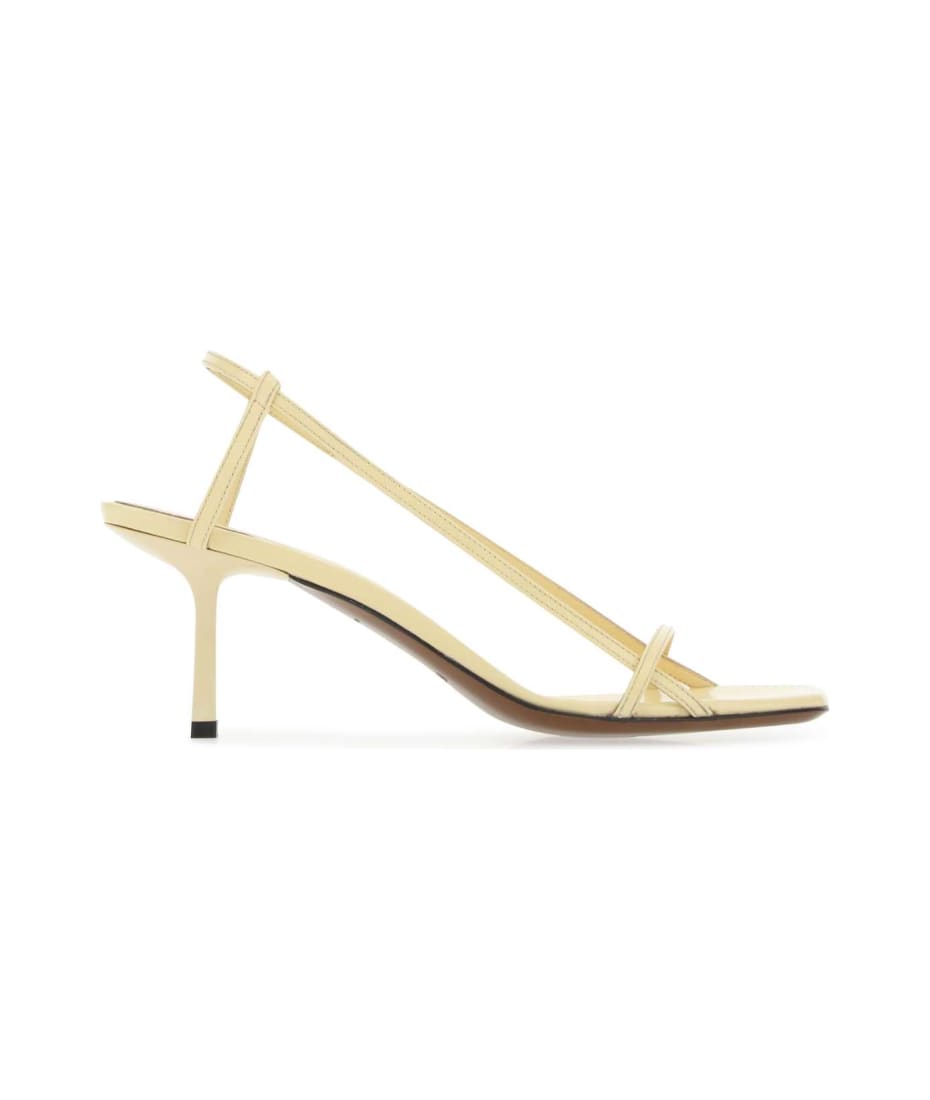 サンダル・ミュール NEOUS Cream leather Merga sandals (00343AS22 ALABASTER) NEOUS Cream Leather Merga Sandals - Shoes - BeyondStyle