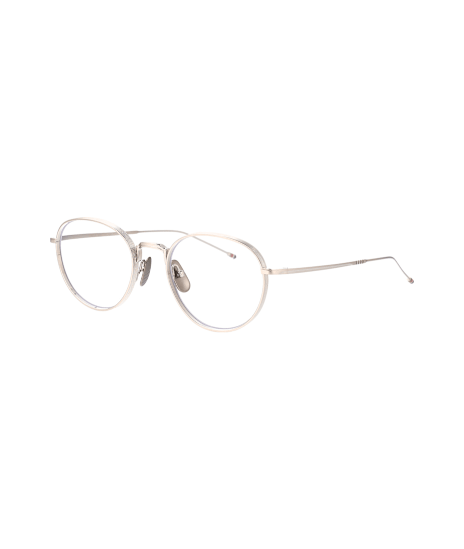 【送料&関税込】Thom Browne Ueo119a-g0001 Glasses - Unisex Titanium Round Eyeglasses | Thom Browne