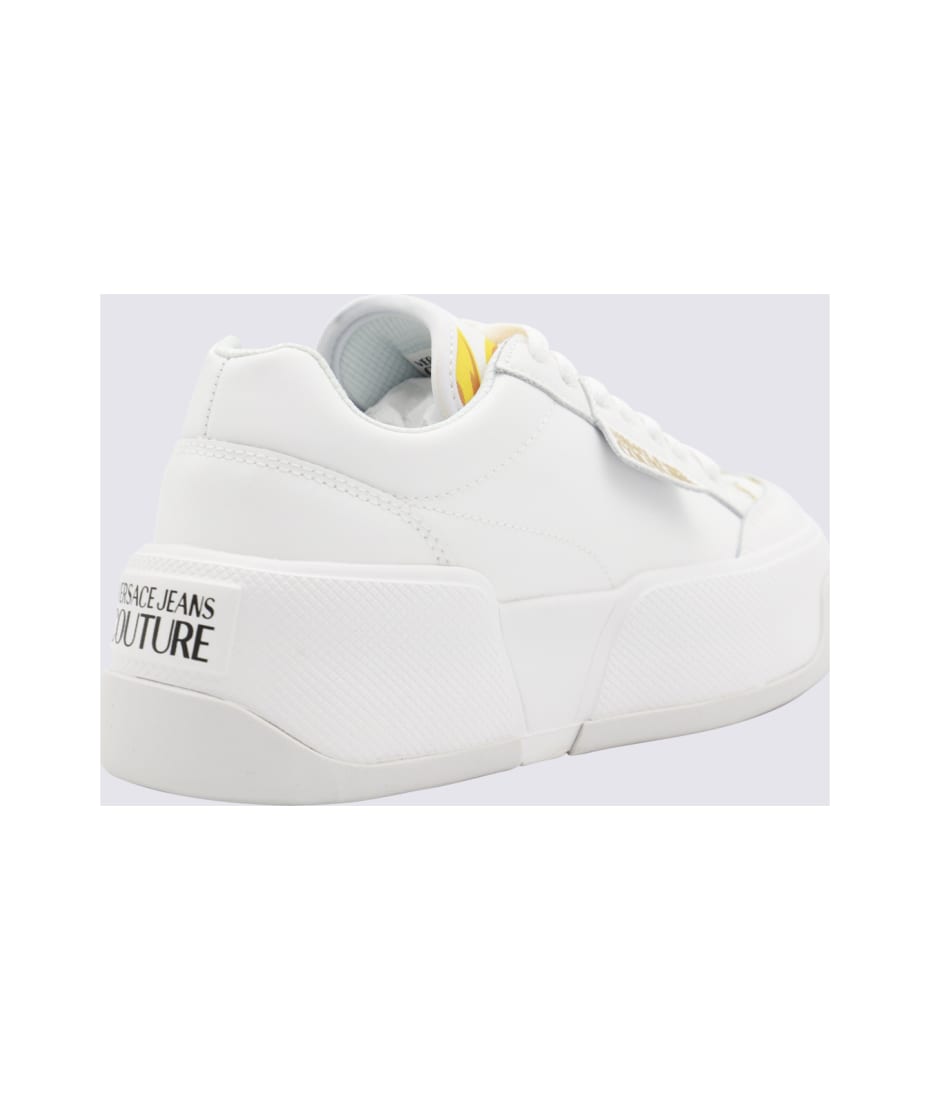 スニーカー Sneakers - Versace - Cotton - White Greca Sneakers White | VERSACE US