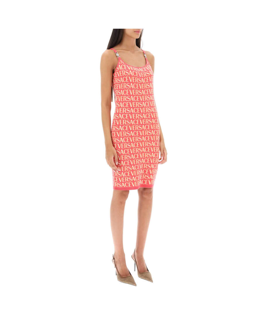 ワンピース VERSACE 'Knit' dress Versace Cutout turtleneck knit midi dress Versace