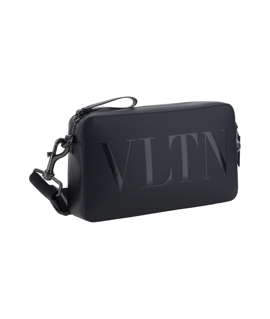 Valentino Garavani VLS108A53BLK 関税送料込 Valentino Garavani - V-Logo Black Leather Slingback, 80mm