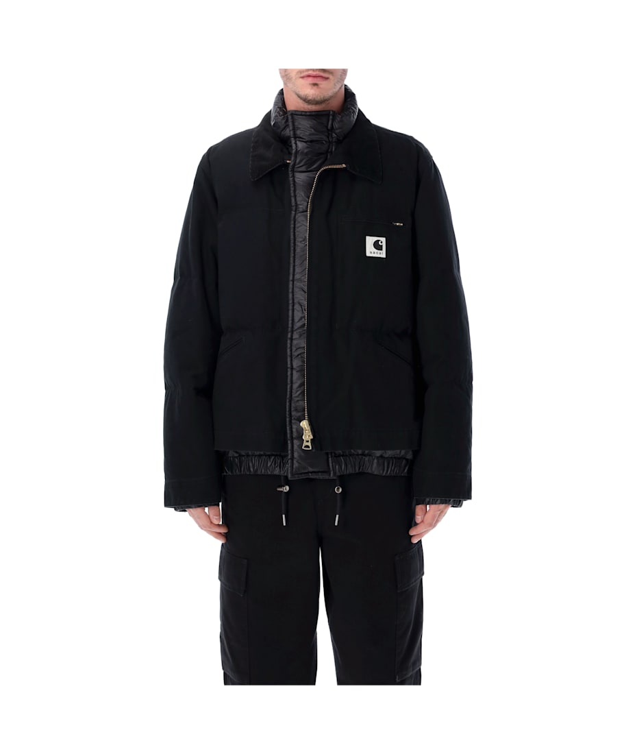 Sacai X Carhartt Wip Washed Duck Down Puffer Jacket | italist