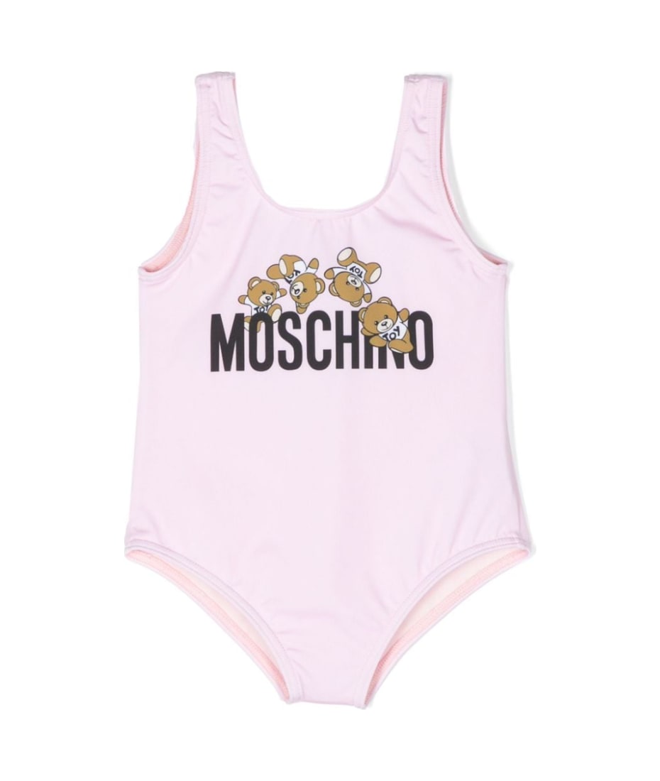 Moschino Costume Con Logo - Pink